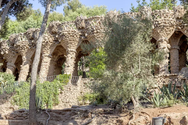 Park Guell Barcelona Spain Park Designed Gaudi Built 1900 1914 — Stock Photo, Image