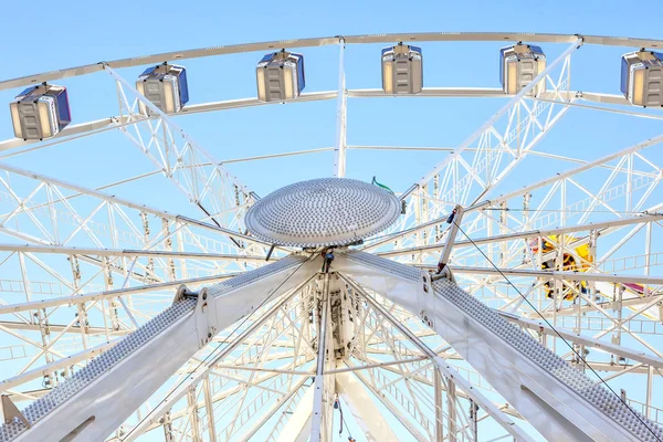 Amsterdam Países Bajos Mayo 2011 Parque Atracciones Carrusel Plaza Ciudad — Foto de Stock