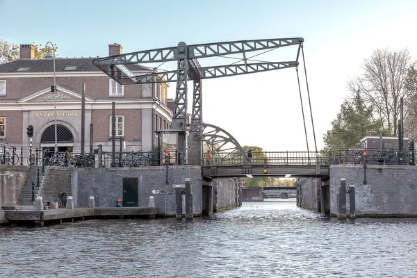 Amsterdam Hollanda 2011 Olabilir Şehir Kanallar Krallığının Başkenti Bentleri — Stok fotoğraf
