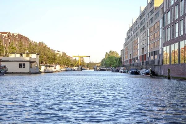 Amsterdam Hollanda 2011 Olabilir Şehir Kanallar Krallığının Başkenti Bentleri — Stok fotoğraf