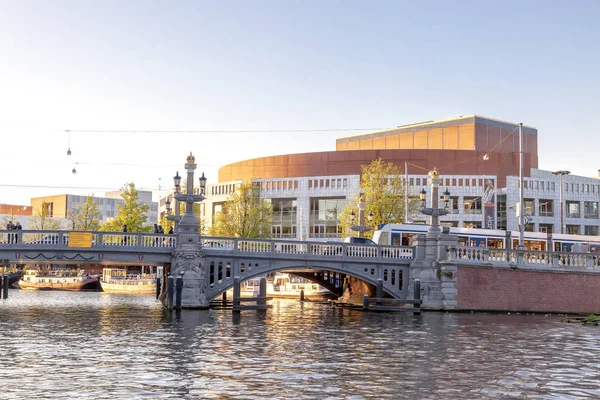 Amsterdam Nizozemsko Může 2011 Město Kanálů Náspy Hlavním Městě Království — Stock fotografie