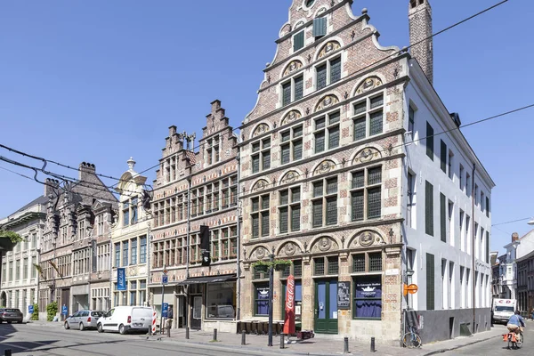 Gent Belgium May 2011 Residential Buildings Office Buildings Historic Center — Stock Photo, Image