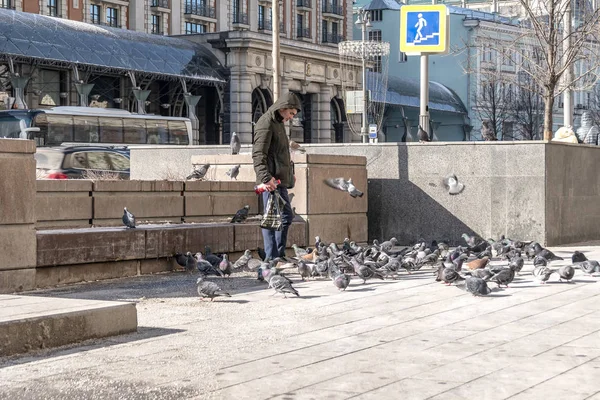 Moscow. On Tverskaya street — Stock Photo, Image