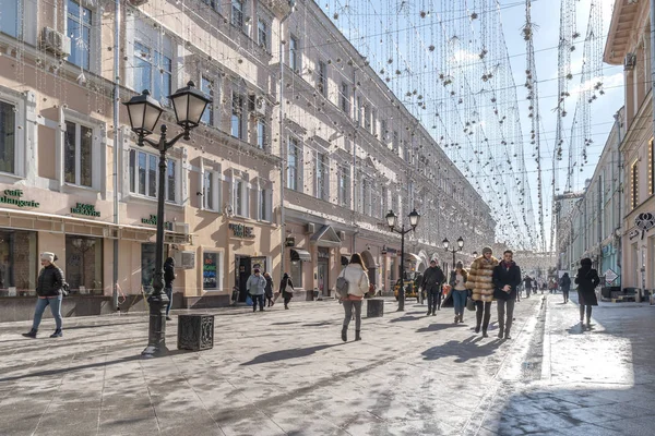 Moskau. roschdestwenka Straße — Stockfoto