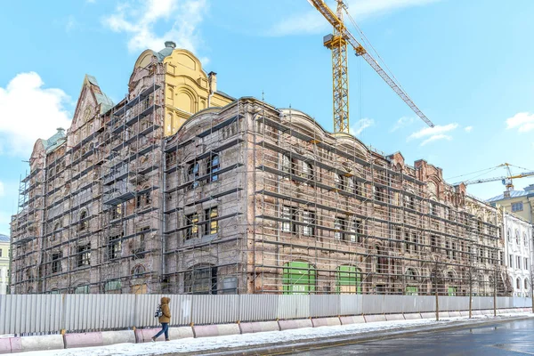 Moscú. Edificio restaurado del Museo Politécnico — Foto de Stock