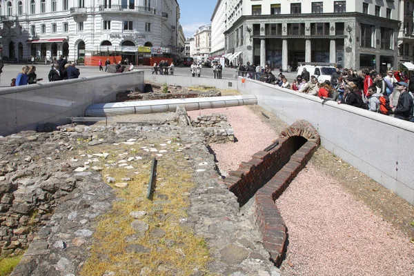 Vienna. Vecchio sistema di drenaggio — Foto Stock