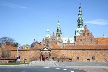 Danimarka. Hillerod şehir Frederiksborg Kalesi