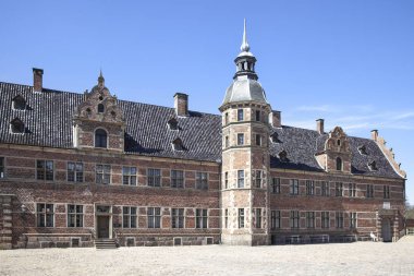 Danimarka. Hillerod şehir Frederiksborg Kalesi