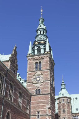 Danimarka. Hillerod şehir Frederiksborg Kalesi