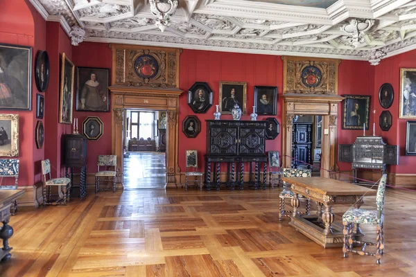 Dania. Zamek Frederiksborg w mieście Hillerod. Wnętrze — Zdjęcie stockowe