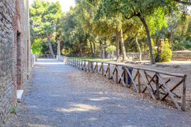 Volkan M tarafından kül tabakası altında gömülü Pompeii şehri