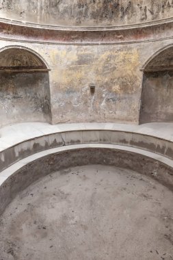 Volkan M tarafından kül tabakası altında gömülü Pompeii şehri