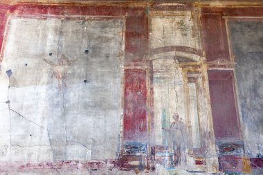 Volkan M tarafından kül tabakası altında gömülü Pompeii şehri