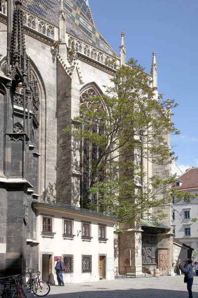 Vienna. Fasad av Stefansdomen — Stockfoto