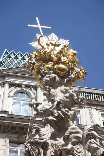 Вена. Столп чумы (Марианская колонна) ) — стоковое фото
