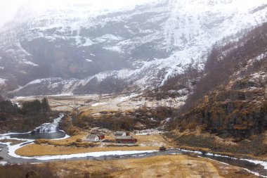 Norway. Mountain landscape clipart