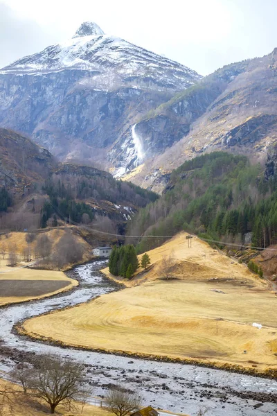 Norsko. Horská krajina — Stock fotografie