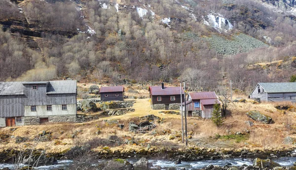 Norveç. Dağ manzarası — Stok fotoğraf