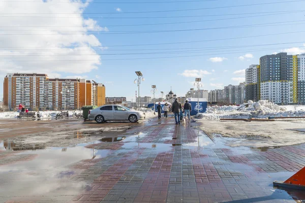 Moscow. District Kozhukhovo — Stock Photo, Image