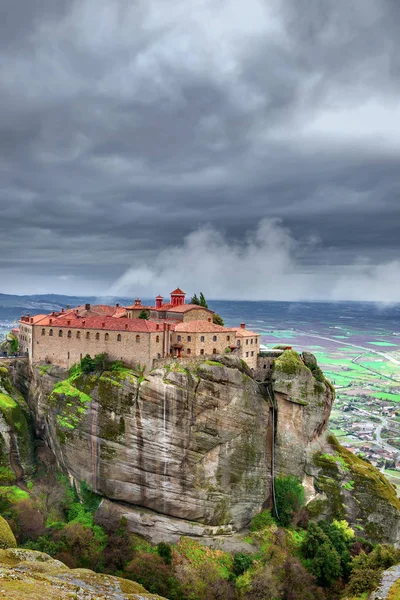 Grecja. Meteora. Klasztor Saint Stephen — Zdjęcie stockowe