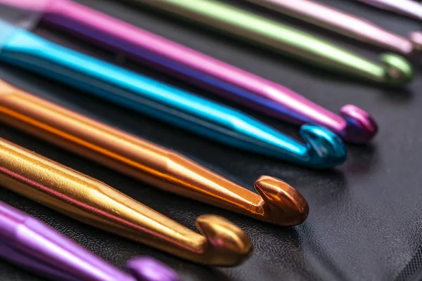 Set of crochet hooks — Stock Photo, Image