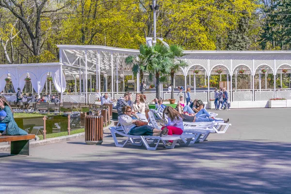 Moskwa. Sokolniki Park — Zdjęcie stockowe