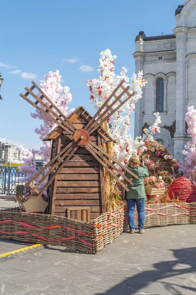 Moscovo. Objetos de arte Páscoa — Fotografia de Stock