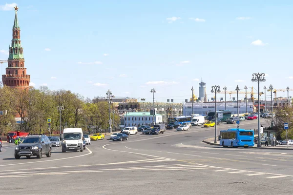 Moscovo. Praça Borovitskaya — Fotografia de Stock