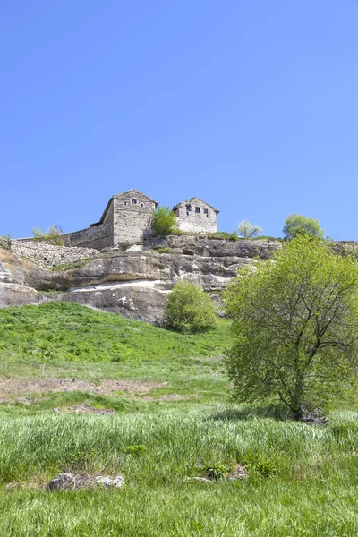 Chufut-Kale, the cave city-fortress — Stock Photo, Image