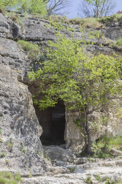 Chufut-Kale, la cueva ciudad-fortaleza — Foto de Stock