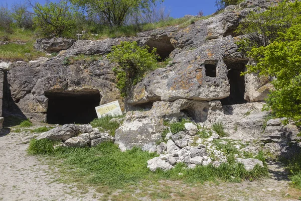 Chufut-Kale, la cueva ciudad-fortaleza — Foto de Stock