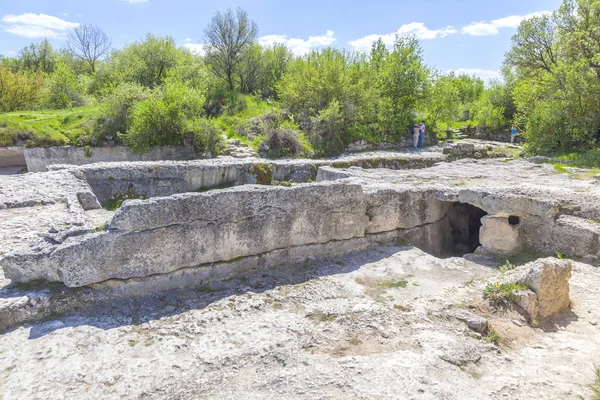 Chufut-Kale, la cueva ciudad-fortaleza — Foto de Stock