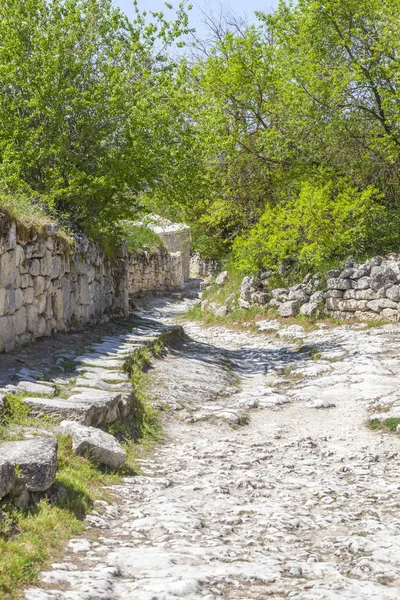 Chufut-Kale, the cave city-fortress — Stock Photo, Image