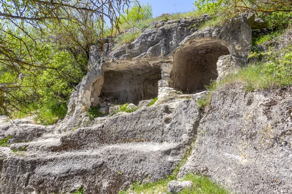 Chufut-Kale, la cueva ciudad-fortaleza — Foto de Stock