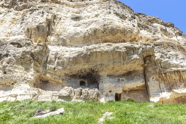 Chufut-Kale, the cave city-fortress — Stock Photo, Image