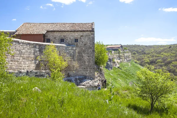 Chufut-Kale, spelaean şehir - kale — Stok fotoğraf