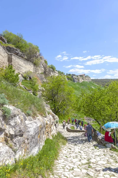 Chufut-kale, speläische Stadt - die Festung — Stockfoto