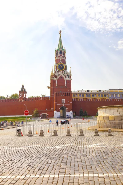 Moskova, Kremlin, Spasskaya Kulesi — Stok fotoğraf