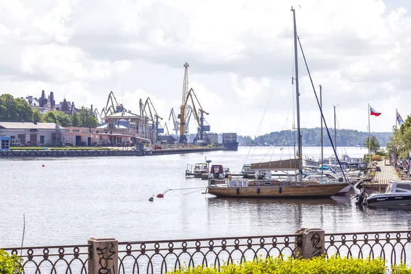 Città di Vyborg. South Harbor — Foto Stock