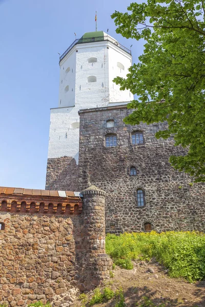 Stad Vyborg. Kasteel — Stockfoto