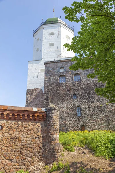 Vyborg Şehri. Kale — Stok fotoğraf