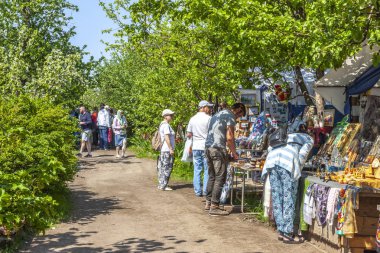 Valaam Adası. Eski Bahçede Sokak