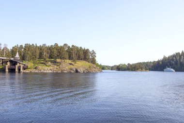 Monastyrsky Adası, Valaam. Tüm Valaam Azizleri Şapeli