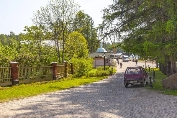 Valaam Island. Der Weg zu den Molenmeteoren — Stockfoto