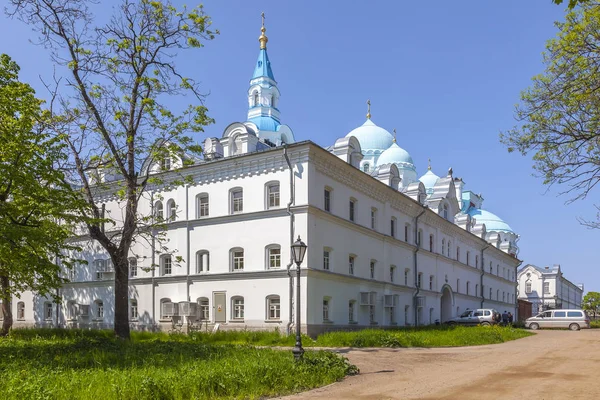 Остров Валаам. Спасо-Преображенский Валаамский монастырь — стоковое фото