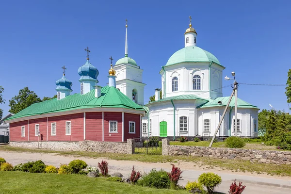 Pechory City. Temple Complex — Stockfoto