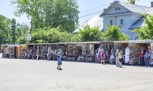 Pechora City. Katedraltorget — Stockfoto