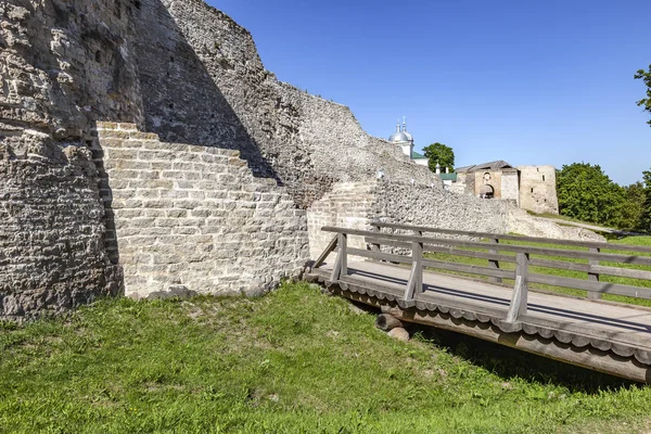 Stad Izborsk. Vesting van Izborsk — Stockfoto