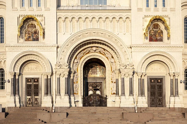 Naval Cathedral of St. Nicholas the Wonderworker in the city of — Stock Photo, Image