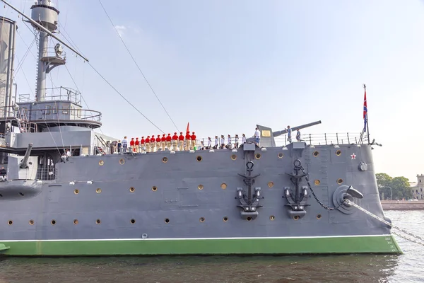 Sankt Petersburg. Cruiser Aurora — Stockfoto